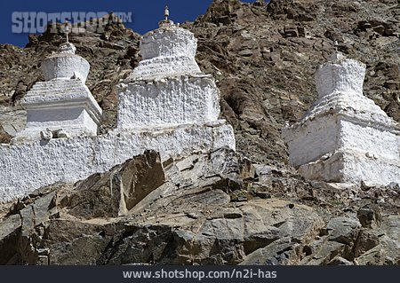
                Kloster, Ladakh, Chörten                   