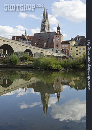 
                Donau, Regensburg, Regensburger Dom                   