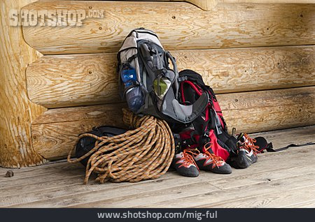 
                Bergsteigen, Bergsteiger, Kletterausrüstung                   