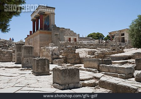 
                Knossos, Palast Von König Minos                   