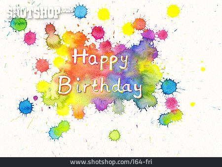 
                Geburtstag, Happy Birthday, Geburtstagskarte                   