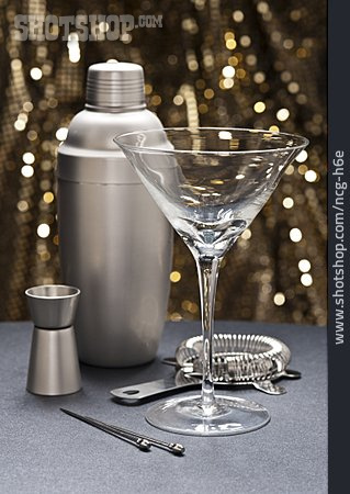 
                Cocktailglas, Cocktail-shaker                   