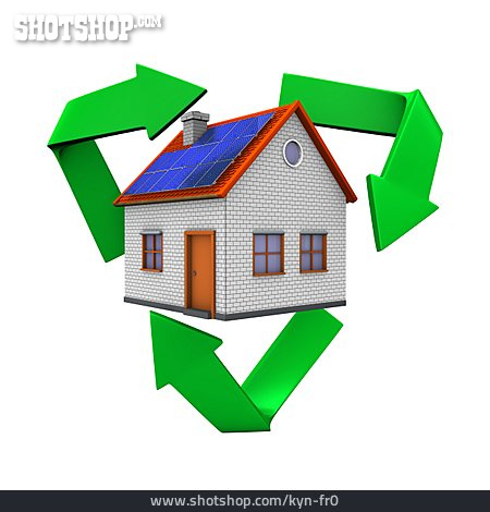 
                Umweltfreundlich, Nachhaltigkeit, Solarhaus, Energiesparhaus, ökohaus                   