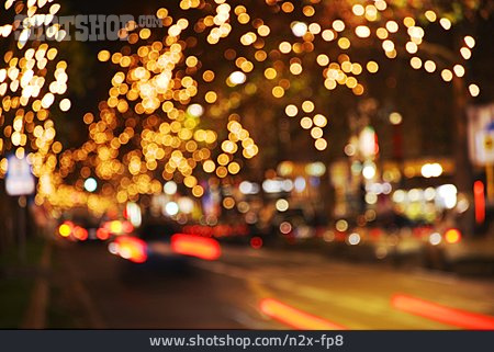 
                Lichter, Straßenverkehr, Weihnachtsbeleuchtung                   