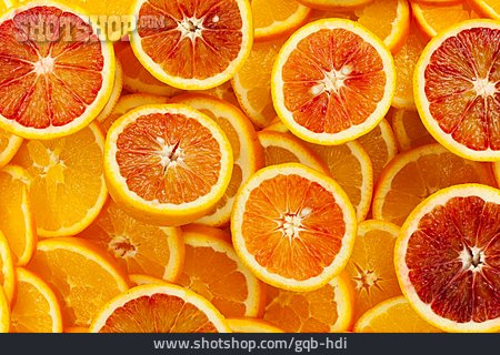 
                Orangenscheiben, Blutorange                   
