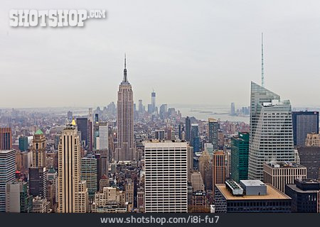 
                New York, Manhattan, Querformat, Empire State Building                   