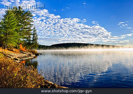 
                See, Nebel, Kanada, Algonquin Provincial Park                   