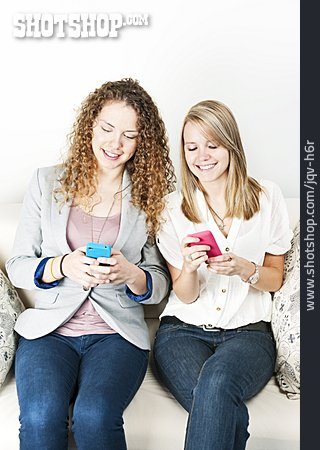 
                Handy, Freundinnen, Sms, Smartphone                   