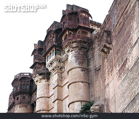 
                Festung, Jodhpur, Meherangarh                   