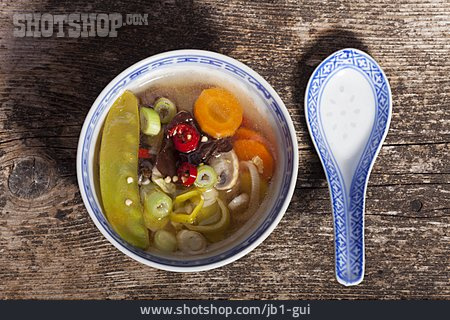 
                Asiatische Küche, Suppe, Gemüsesuppe, Chinesische Küche                   