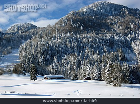
                Winterlandschaft, Lenggries, Brauneck                   