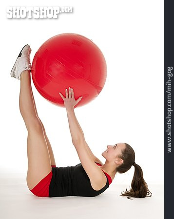 
                Gymnastik, Gymnastikball, Workout                   