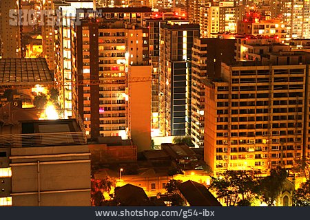 
                Hochhaus, Großstadt, Santiago De Chile                   