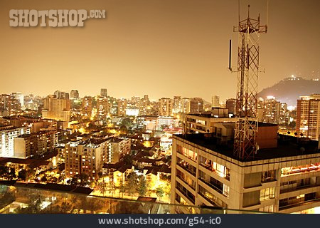 
                Metropole, Großstadt, Santiago De Chile                   
