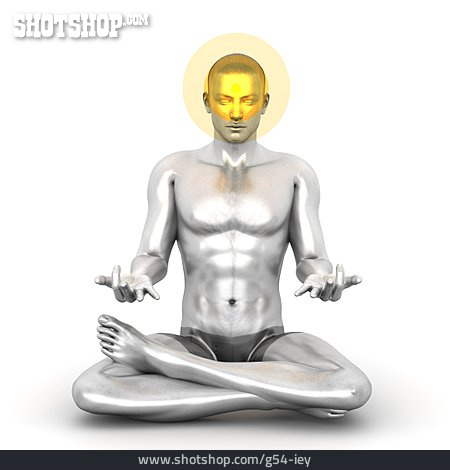 
                Meditation, Erleuchtung, Chakra, Stirnchakra                   