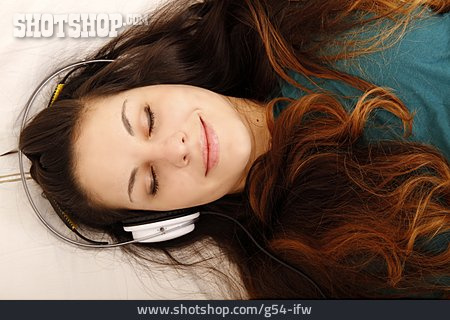 
                Ausruhen, Zufrieden, Musik Hören                   