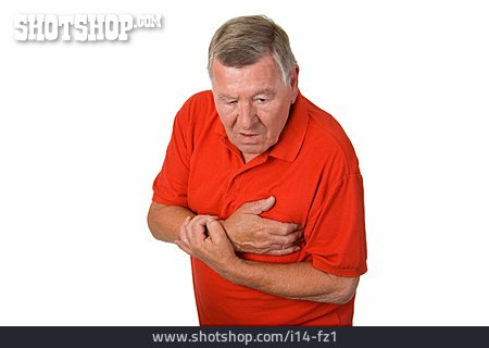 
                Mann, Senior, Schmerzen, Herzkrank                   