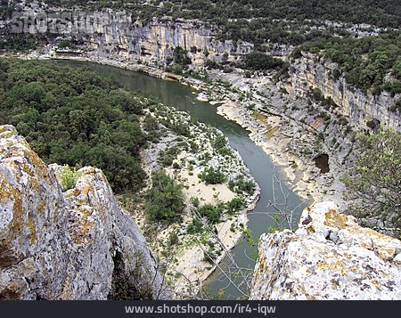 
                Flusslauf, Ardeche, Gorges De L’ardeche                   