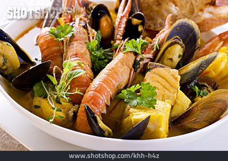 
                Meeresfrüchte, Vorspeise, Fischsuppe                   