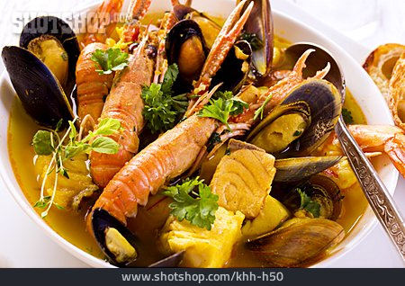 
                Meeresfrüchte, Vorspeise, Suppe                   