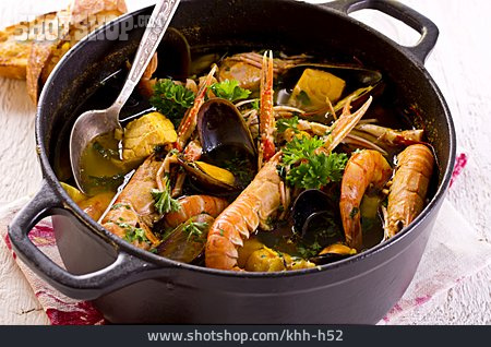 
                Meeresfrüchte, Vorspeise, Suppe                   