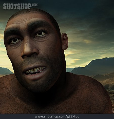 
                Computergrafik, Neandertaler                   