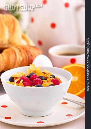 
                Frühstück, Fruchtquark                   