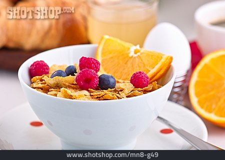 
                Frühstück, Müsli, Cornflakes                   
