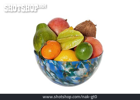 
                Südfrucht, Obstschale                   
