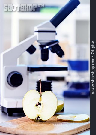 
                Apfel, Labor, Lebensmittelkontrolle                   