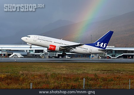 
                Flugzeug, Passagierflugzeug, Scandinavian Airlines                   