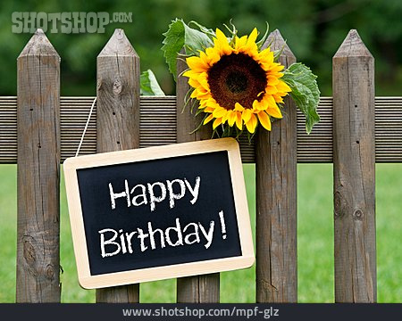 
                Geburtstag, Happy Birthday, Tafel                   