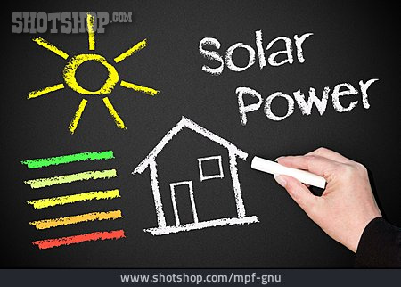 
                Solarenergie, Solarstrom, Sonnenenergie                   