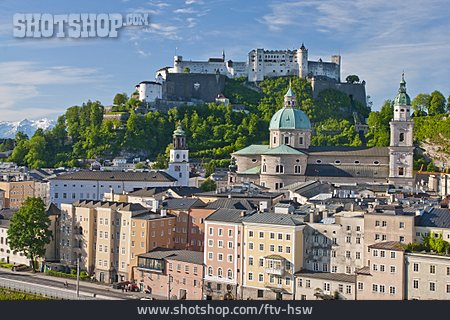 
                Stadtansicht, Salzburg, Festung Hohensalzburg                   