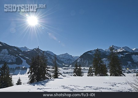
                Winter, Winterlandschaft, Wintersonne                   