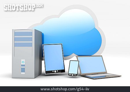 
                Datenspeicher, Cloud-computing                   