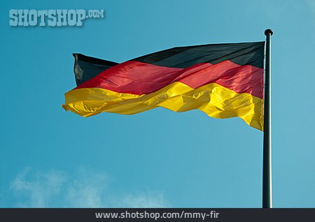 
                Deutschland, Nationalflagge, Schwarz-rot-gold, Bundesflagge                   