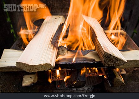 
                Log, Fireplace                   