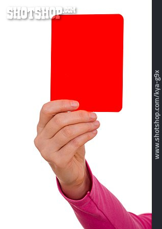
                Rote Karte, Platzverweis                   