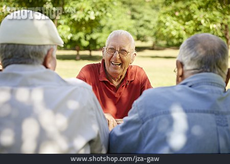 
                Rentner, Senior, Pensionierung, Unterhalten                   
