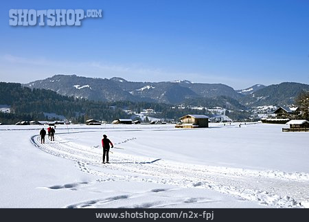 
                Winter, Schnee, Skifahrer                   