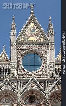 
                Dom Von Siena, Kirchenfassade, Cattedrale Di Santa Maria Assunta                   