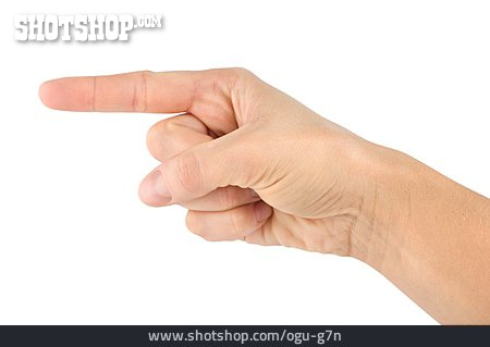 
                Hand, Fingerzeig                   