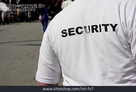 
                Schriftzug, T-shirt, Security                   