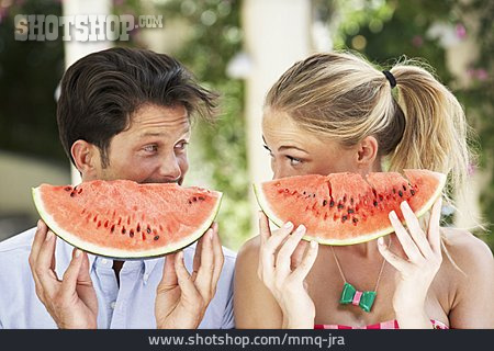 
                Sommerlich, Wassermelone, Melonenstück                   