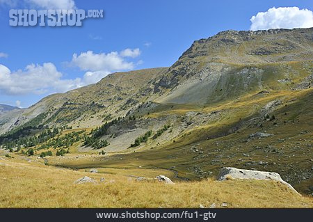 
                Gebirgspass, Alpes-de-haute-provence, Col De La Cayolle                   