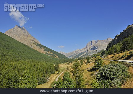 
                Gebirge, Alpen, Tal, Französische Alpen                   