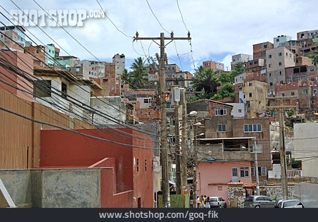 
                Altstadt, Armut, Wohnviertel, Salvador Da Bahia                   