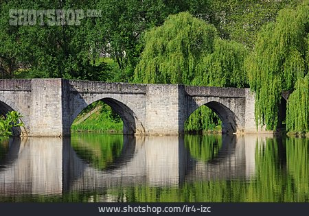 
                Brücke, Idyllisch, Vienne                   