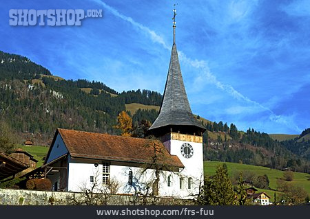 
                Kirche, Berner Oberland, Erlenbach                   